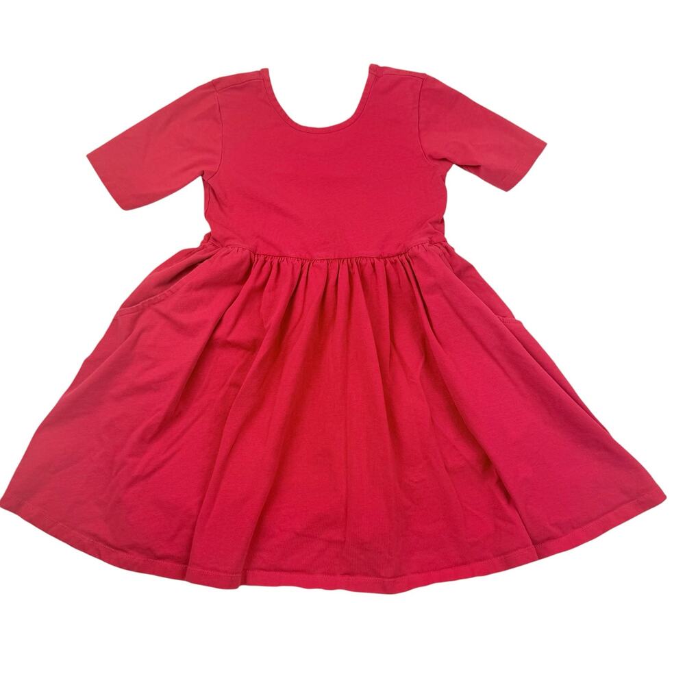 RuffleButts Red Bow Dress, Size 7